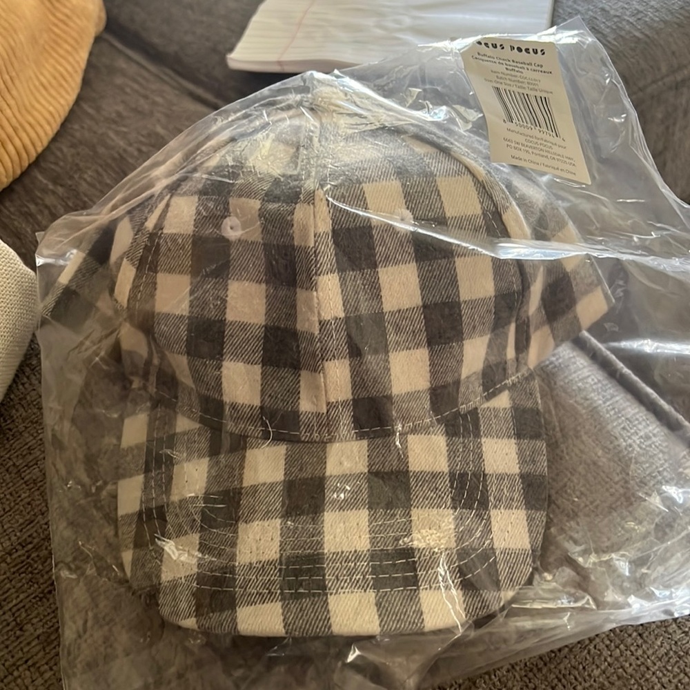 Cocus Pocus Buffalo Check Baseball Cap